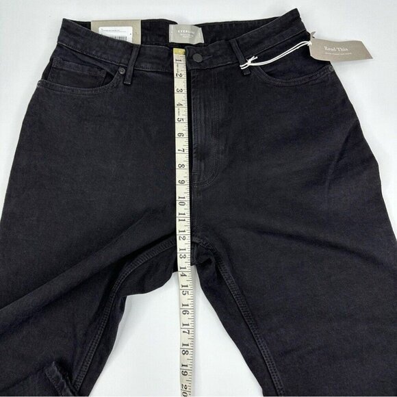 Everlane Women’s NWT Black Minimalist The Original Cheeky Jean W31-32/L26 Crop - Picture 11 of 13